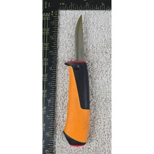 Fiskars Fixed Blade Knife Orange Black Stainless Steel